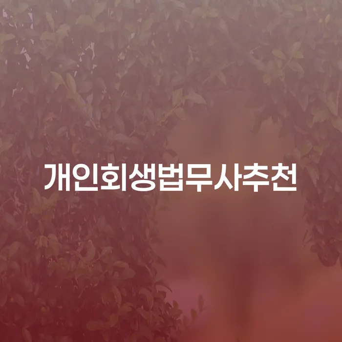 보이스피싱개인회생 개인회생,개인파산으로 성공은
