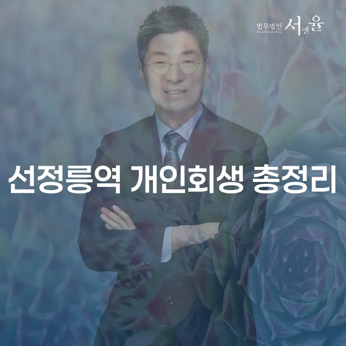 선정릉역 개인회생 총정리
