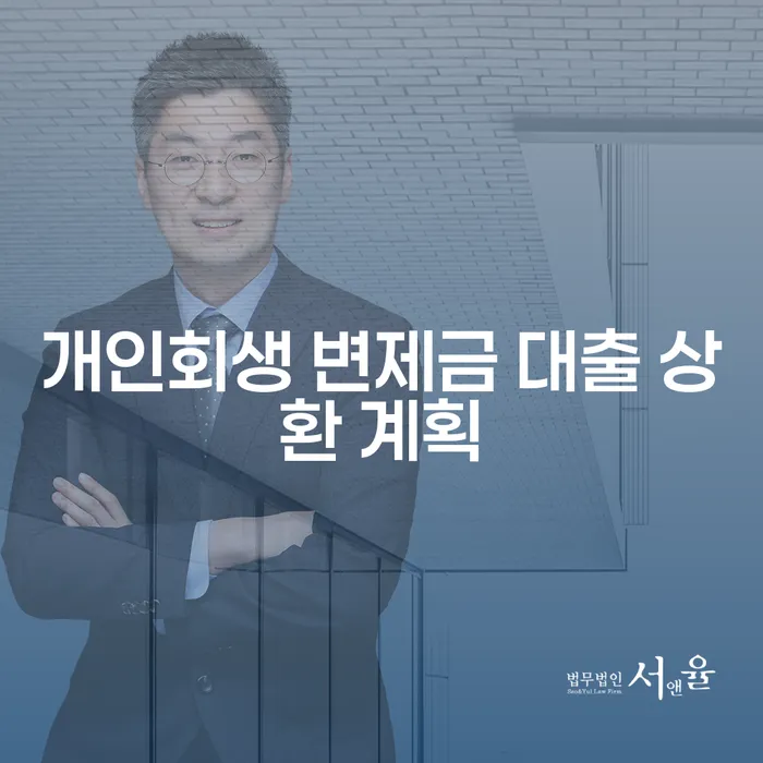 개인회생 변제금 대출 상환 계획: 어떻게 준비해야 할까요?