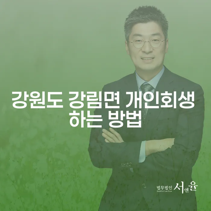 강원도 강림면 개인회생, 어떻게 신청해야 할까요?